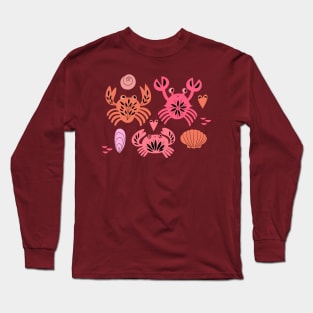 Crab Beach Long Sleeve T-Shirt